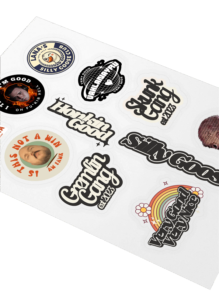 Sticker Pack - Pack of 11 product image (2)