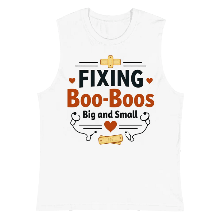 Boo-Boo's Care Muscle Tank product image (2)