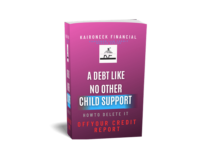 A Debt Like No Other: Child Support How to Delete it off Your Credit Report product image (1)