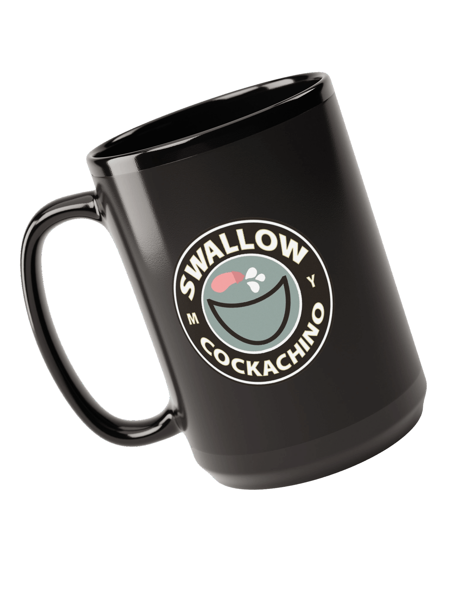 Swallow My Cockachino Mug (black) product image (3)