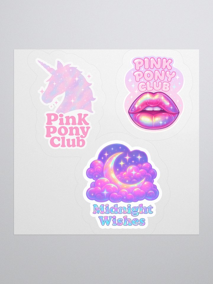 Cosmic Kiss Cut Sticker Set product image (1)
