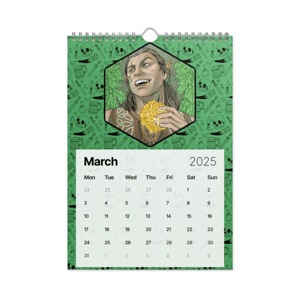 BG3 2025 Calendar - rainbow product image (9)