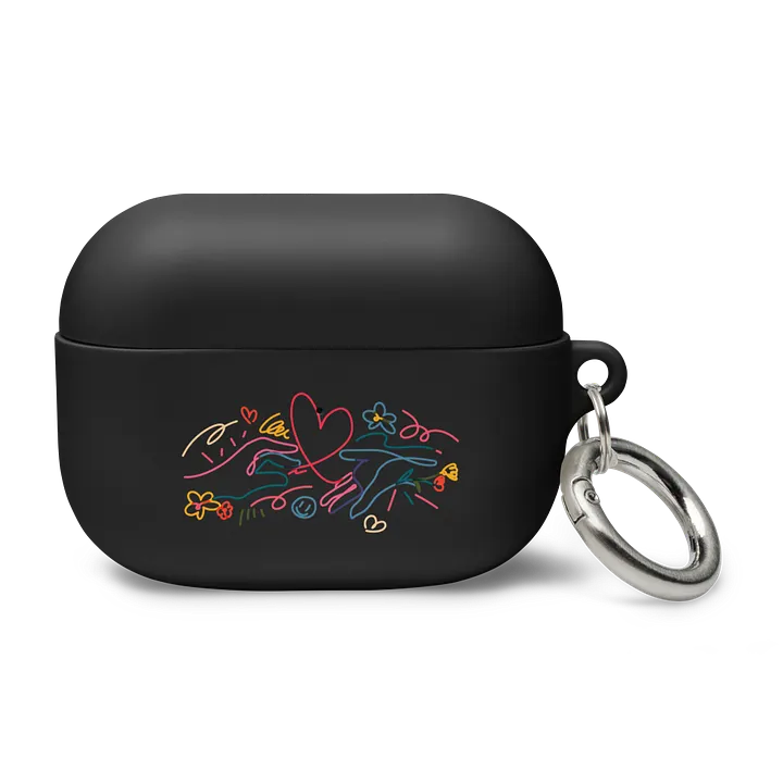 Doodle Heart AirPods Case product image (1)