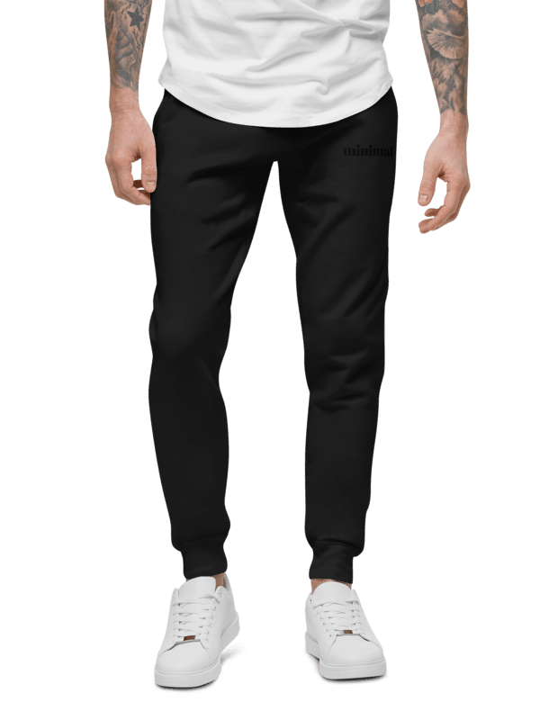 001: black stitched joggers product image (6)