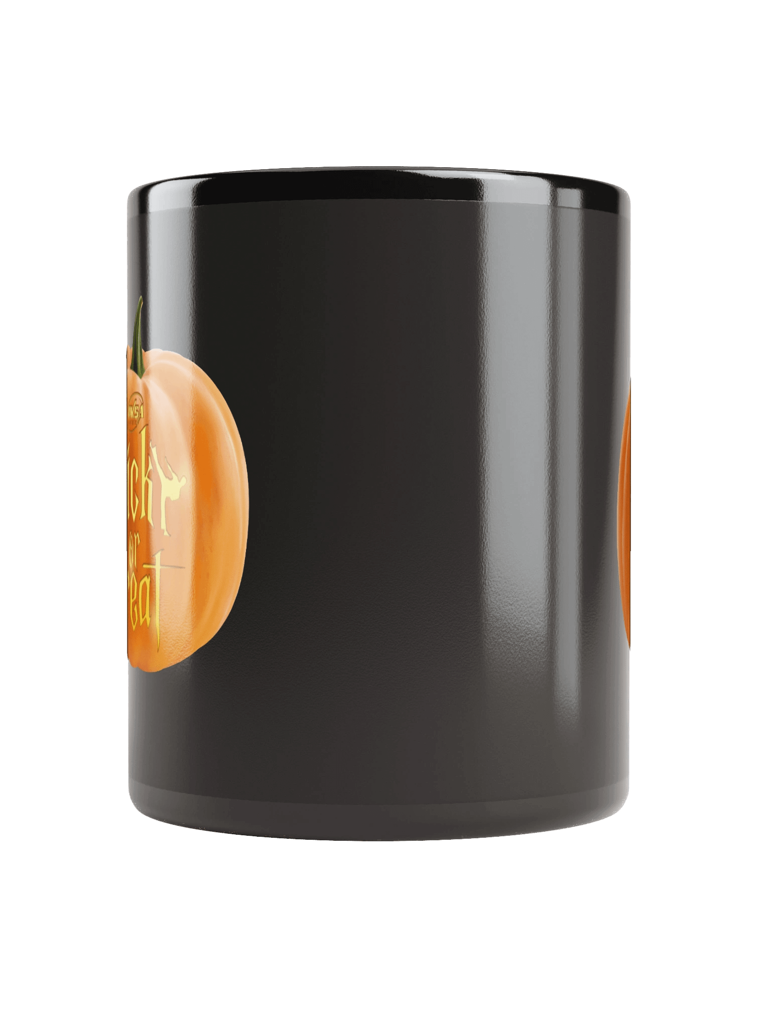 🎃🥤 Kick or Treat! Black Coffee Mug product image (5)