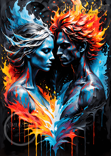 Poster - Fire and Ice 2 product image (1)