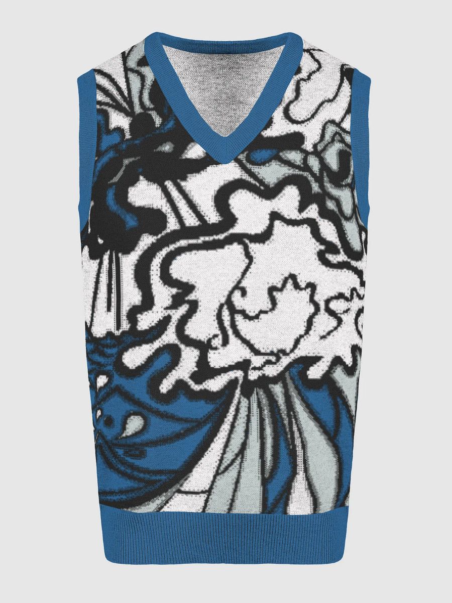 Ethereal Blossom V-Neck Vest - Wave at Sunset product image (14)