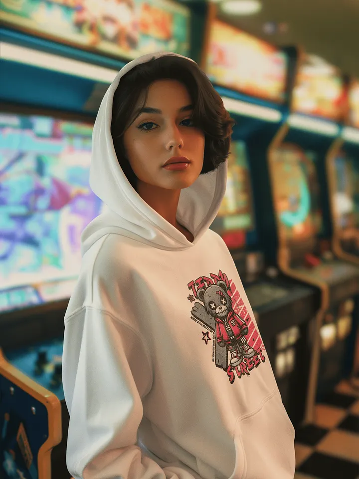 Haunted Teddy Bear | Gildan Classic Unisex Hoodie product image (2)