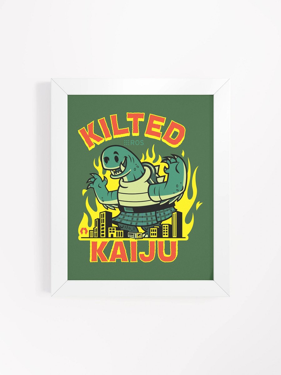 Kilted Kaiju framed poster product image (36)
