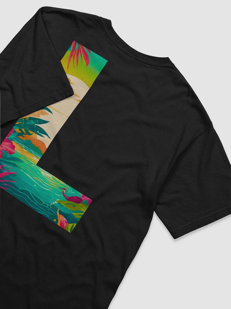 Tropical Sunset Paradise T-Shirt (Letter-L) product image (7)
