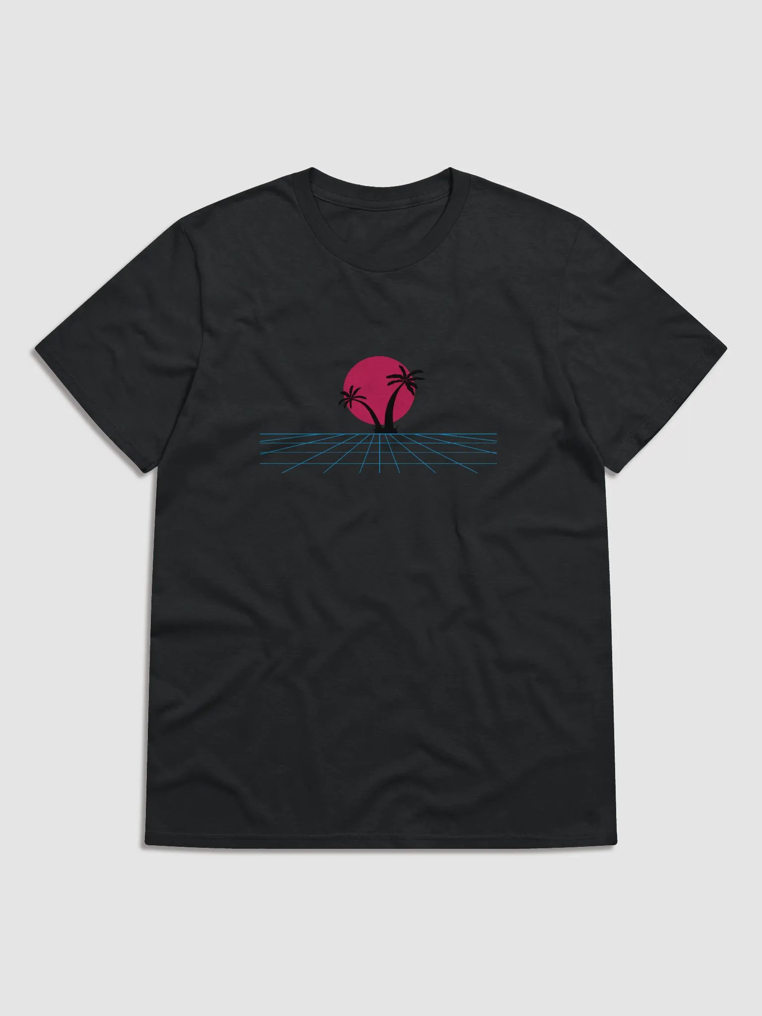 Retro Sunset Palm Trees T-Shirt product image (1)