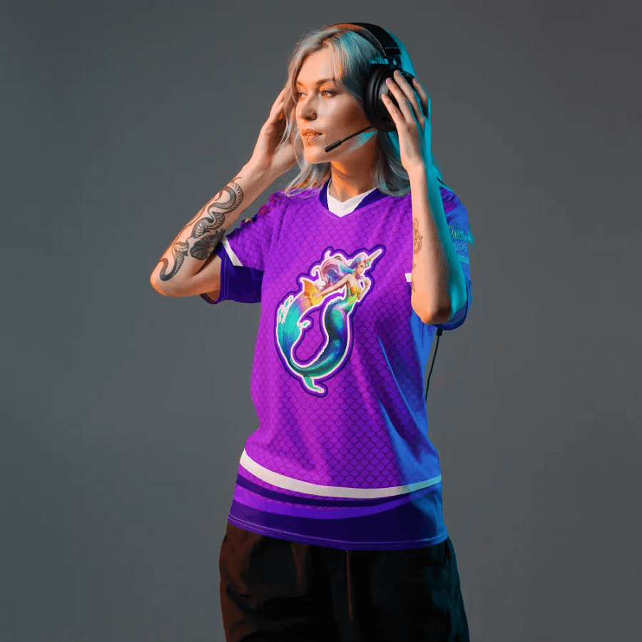 Rainbow Unicorn Mermaid Official Sportsball Jersey (Scale Edition) product image (8)