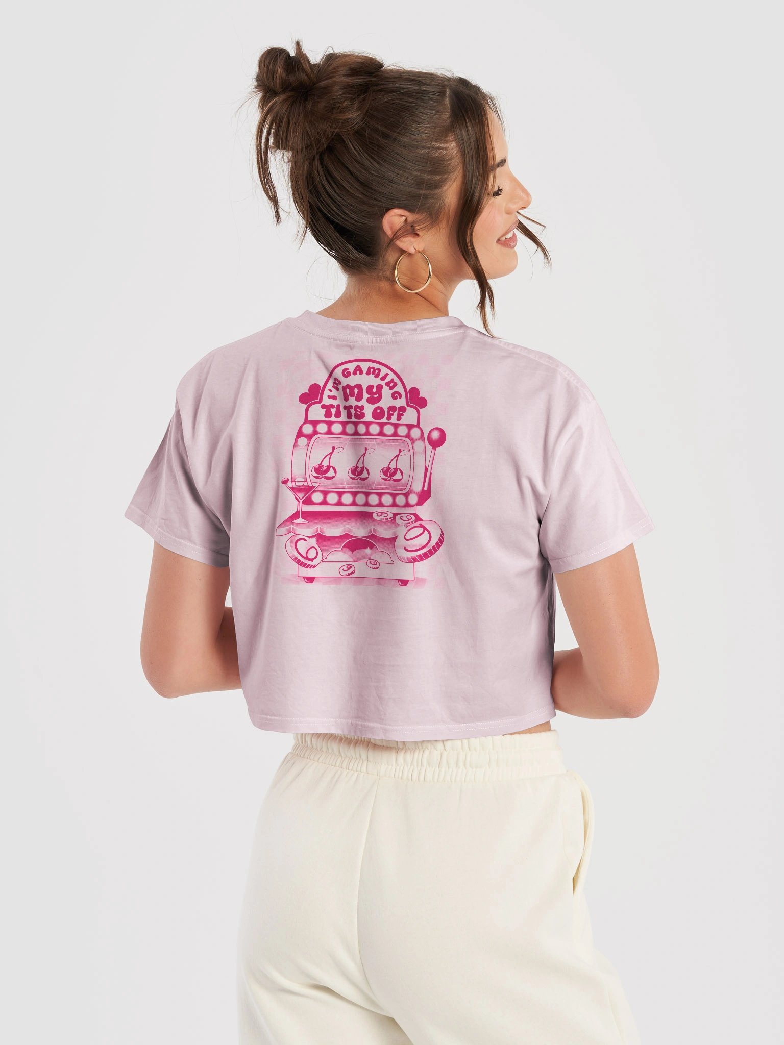 GMTO Cropped Pocket Design - PINK PRINT product image (6)