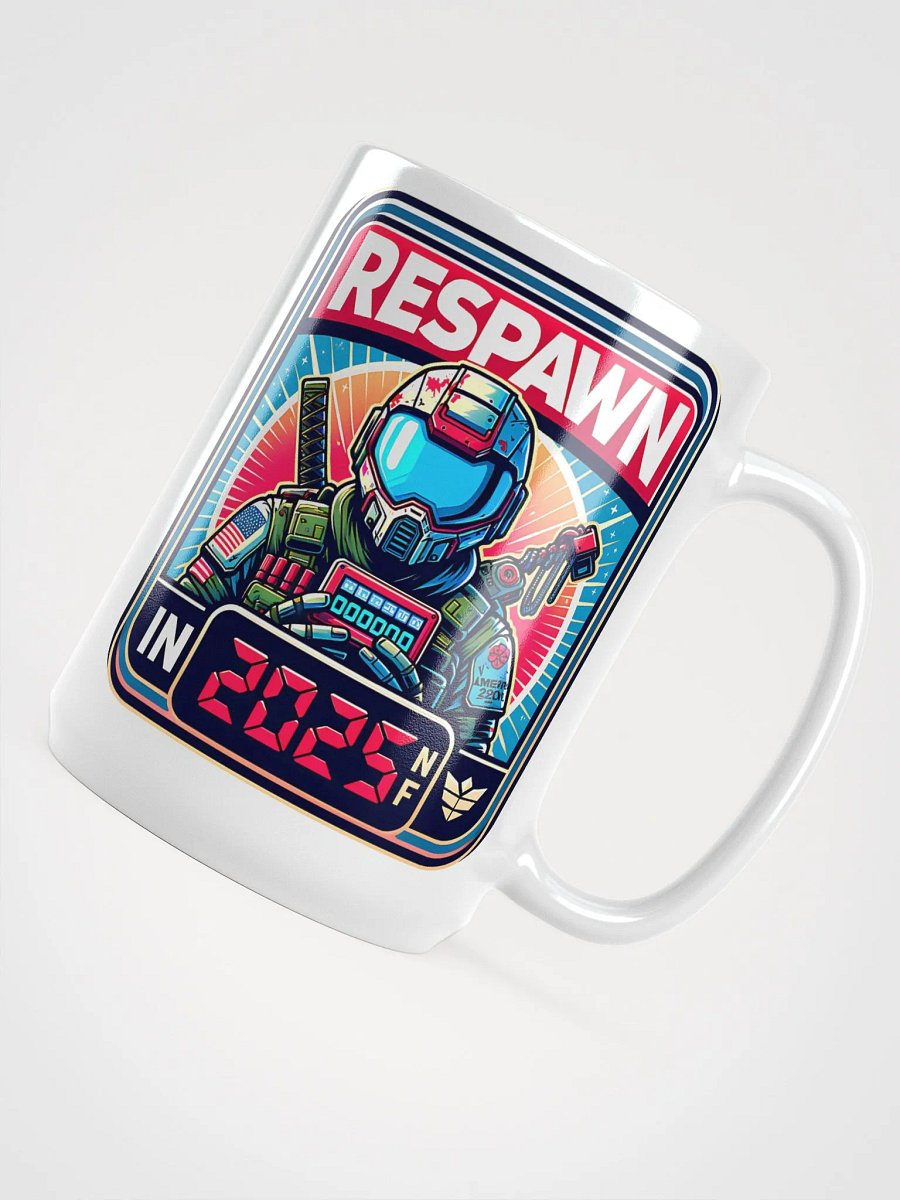 Respawn 2025 Mug – Gamer Countdown Icon Design product image (5)