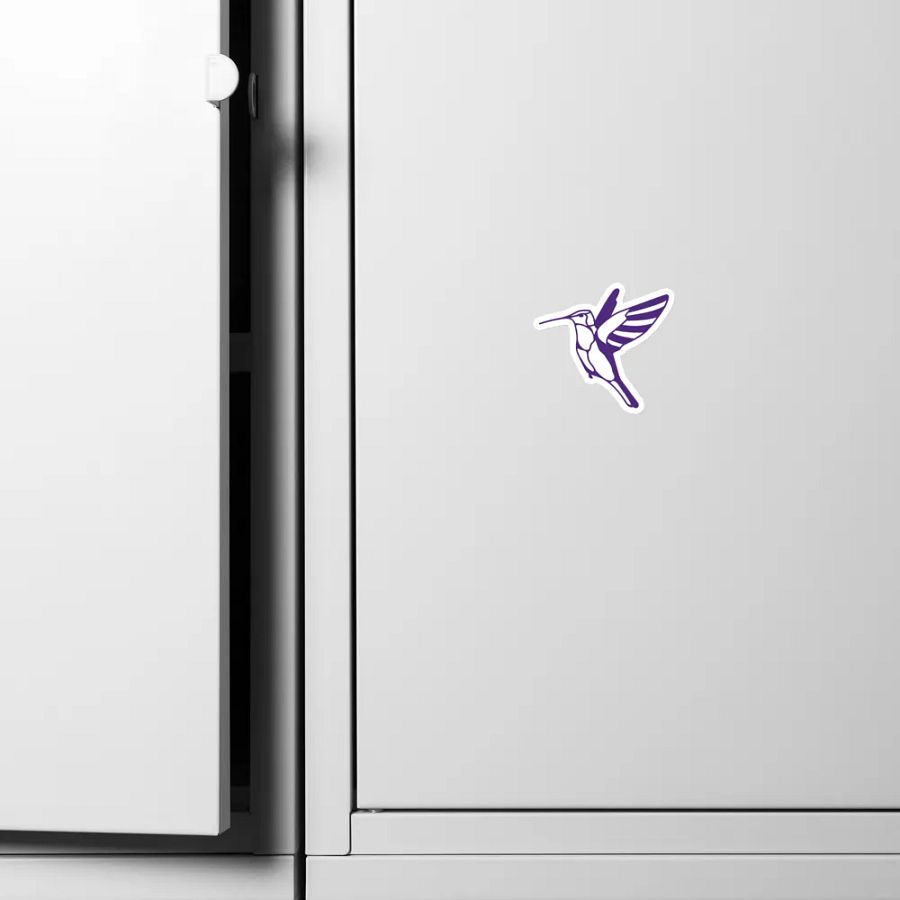 Elegant Hummingbird Die-Cut Magnet product image (7)