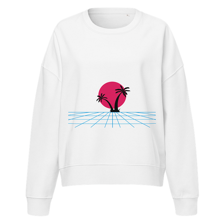 Retro Sunset Organic Sweatshirt product image (1)