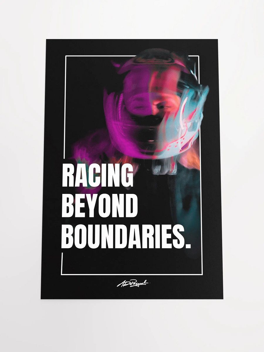 Racing Beyond Boundaries Poster product image (1)