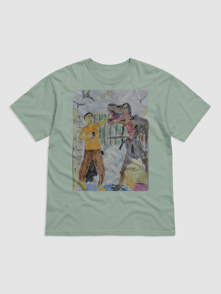 Comfort Colors Garment-Dyed Heavyweight T-Shirt： Me Vs t.rex product image (1)