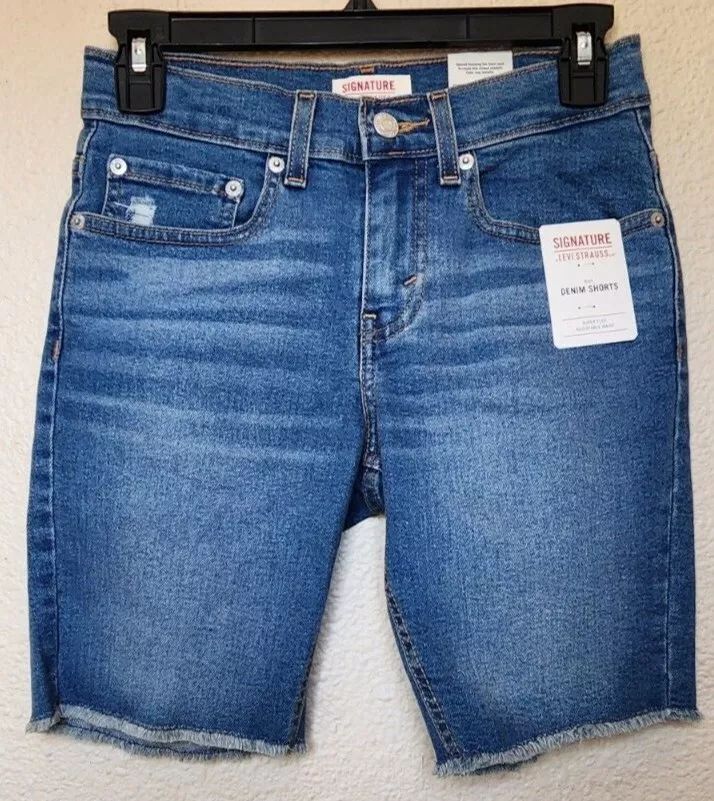 Signature By Levi Strauss & Co. Boys Denim Shorts Size 12 BRAND NEW product image (1)