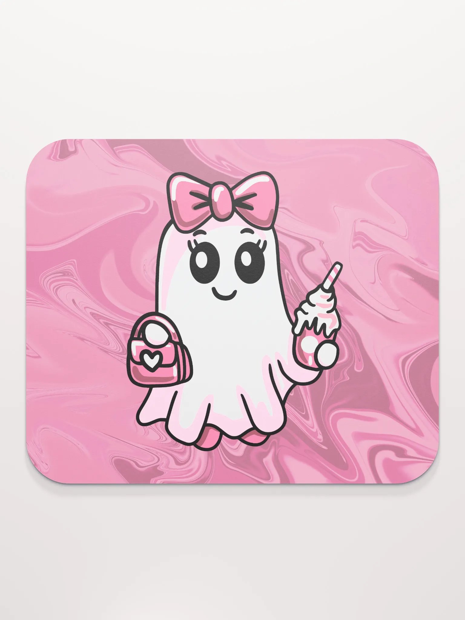 Cute Ghost Classic Mouse Pad product image (1)