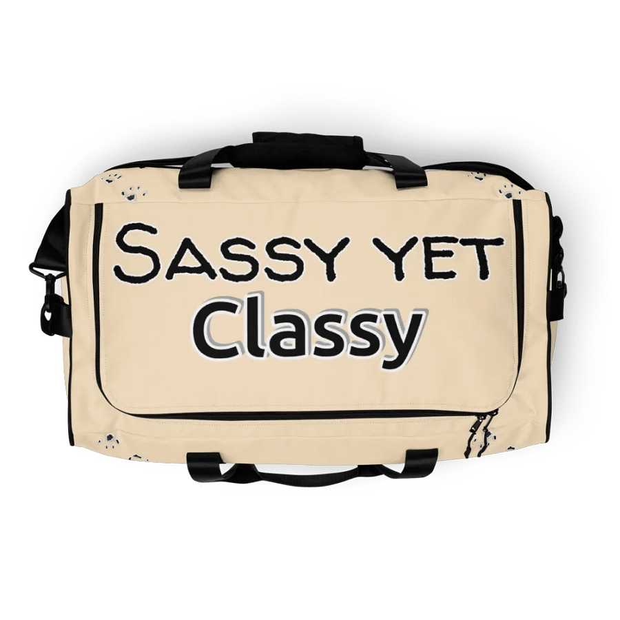 Sassy Yet Classy Duffel Bag (Sand) product image (6)