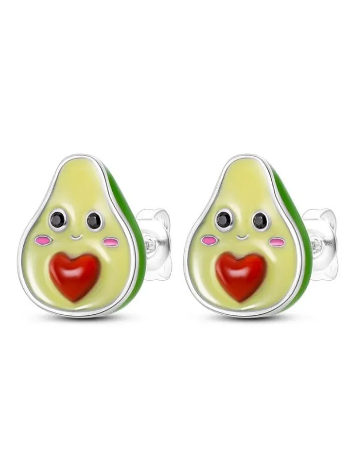 925 Sterling Silver Avocado Stud Earrings product image (1)