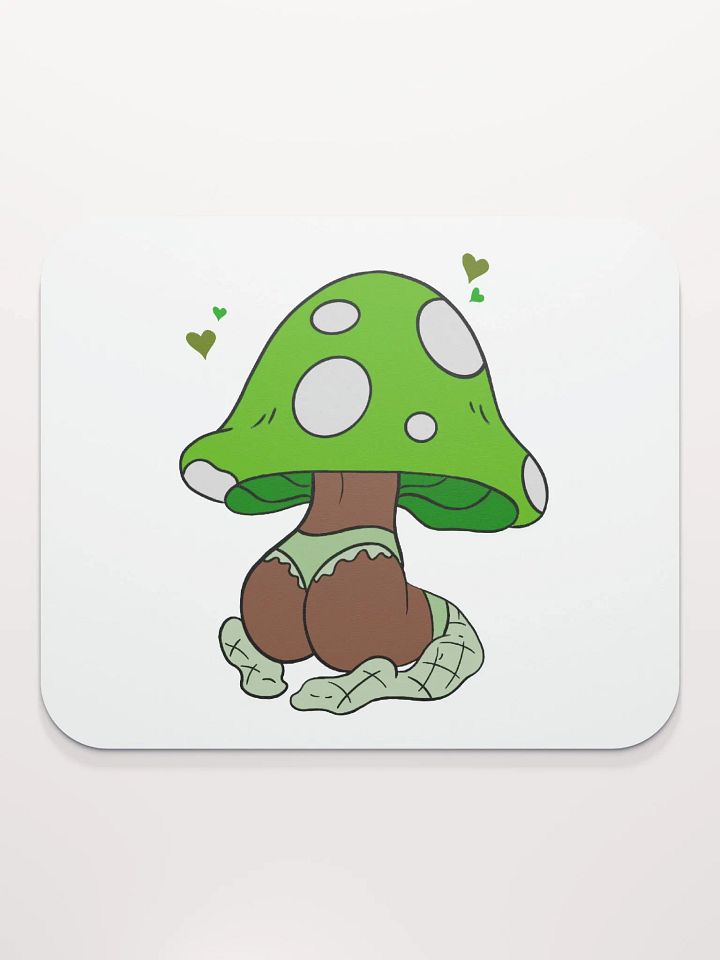 Mushroom baddie Desk Mat - Green product image (2)