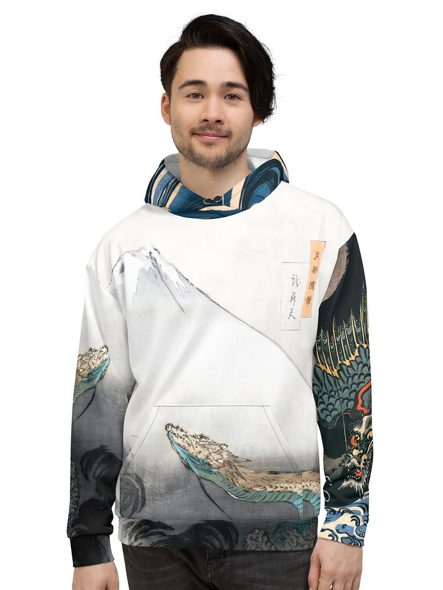 Dragons All-Over Print Recycled Unisex Hoodie product image (3)