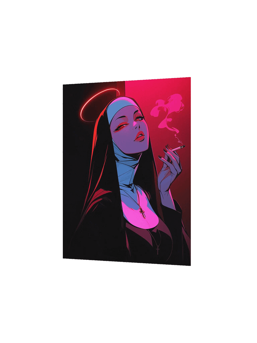 Neon Serenity Matte Poster product image (7)