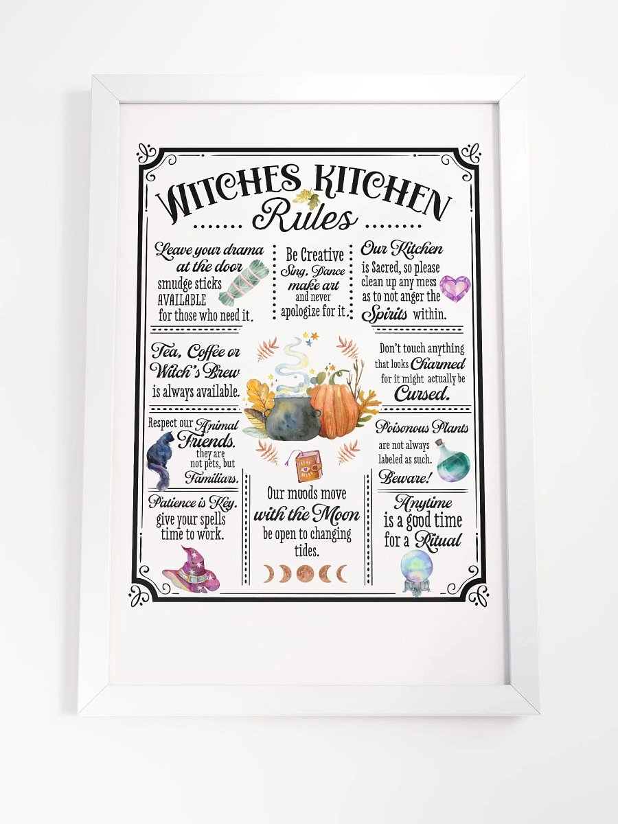 Witches Kitchen Rules - Witchy, Kitchen Witch, Magic Kitchen Gift product image (7)