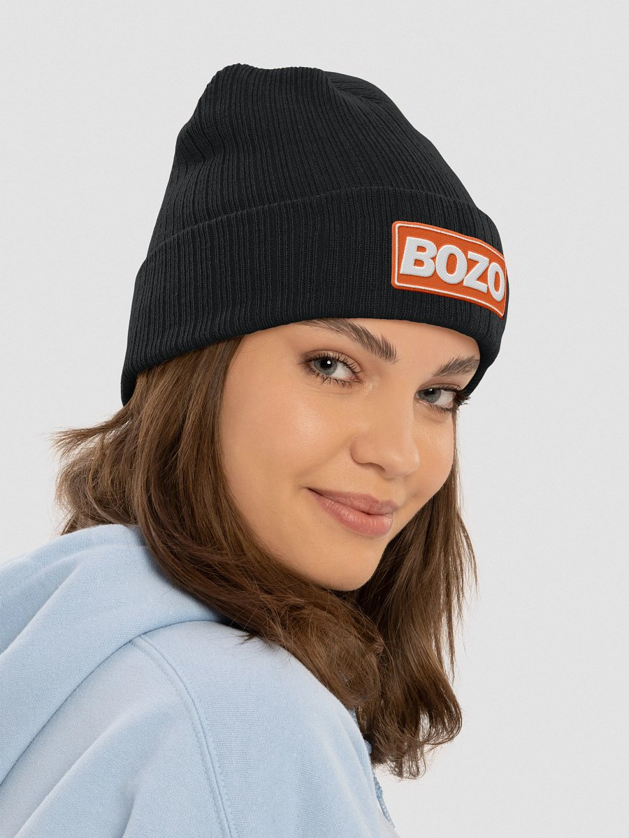 Bozo Logo Beanie (Orange&White) product image (42)