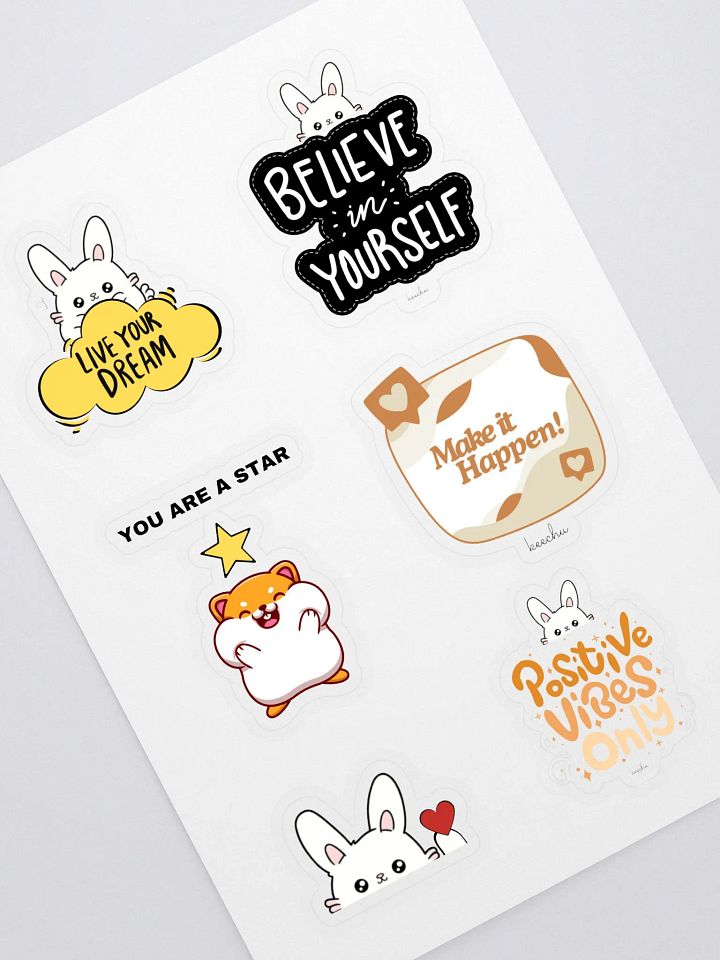 Motivational Keechu Sticker Sheet product image (1)