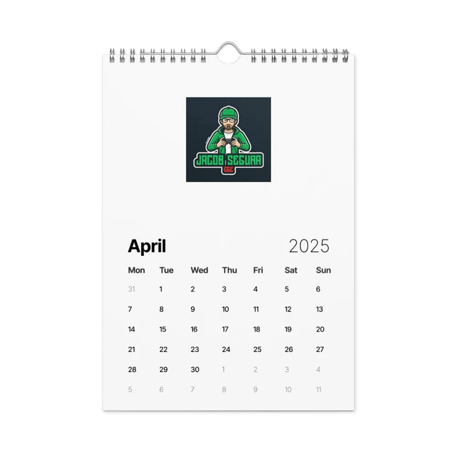 Jacob segura CGZ 2025 Calendar product image (1)
