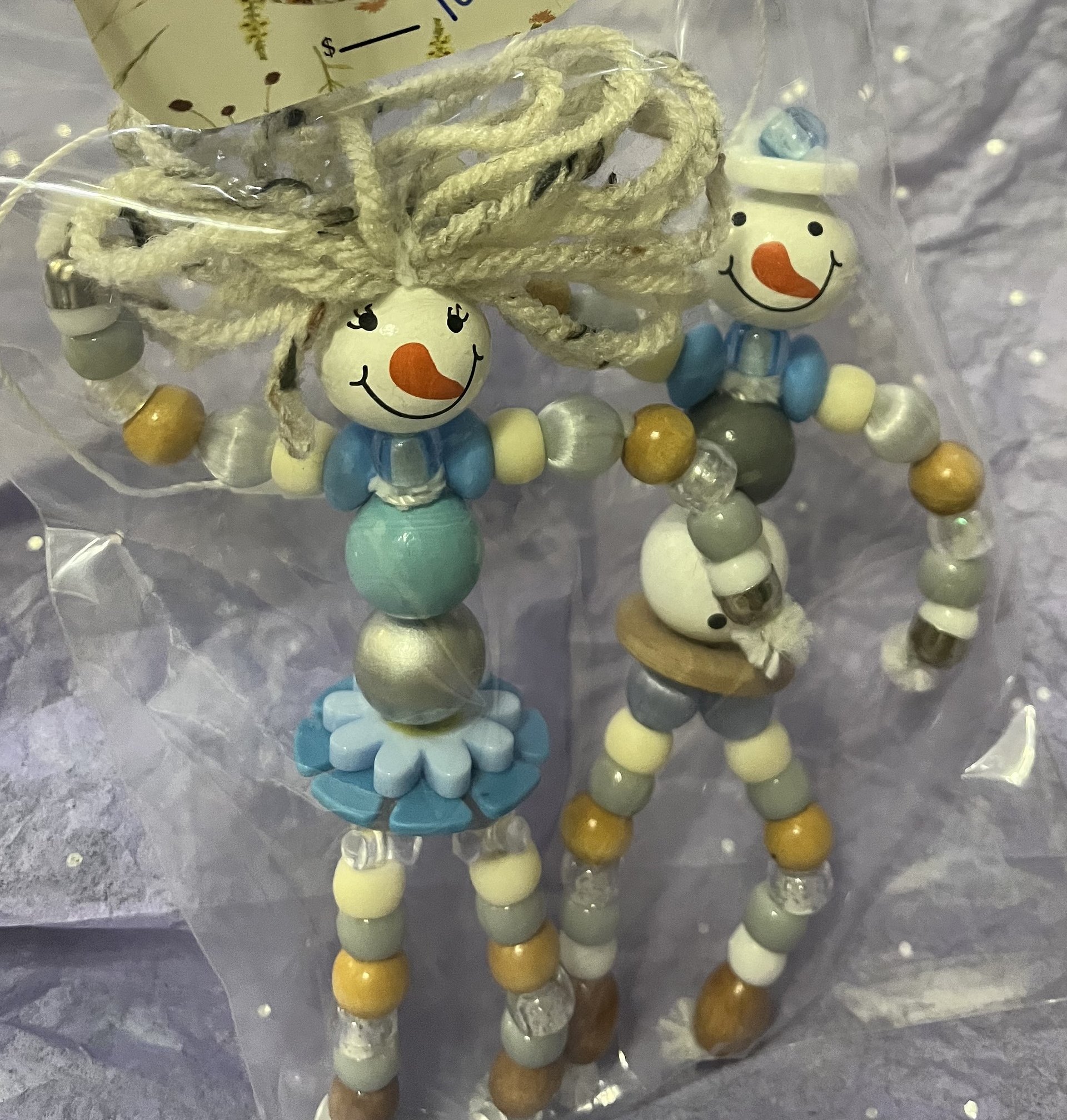Blue n Tan SnowTopia ~ Ornament Set product image (2)