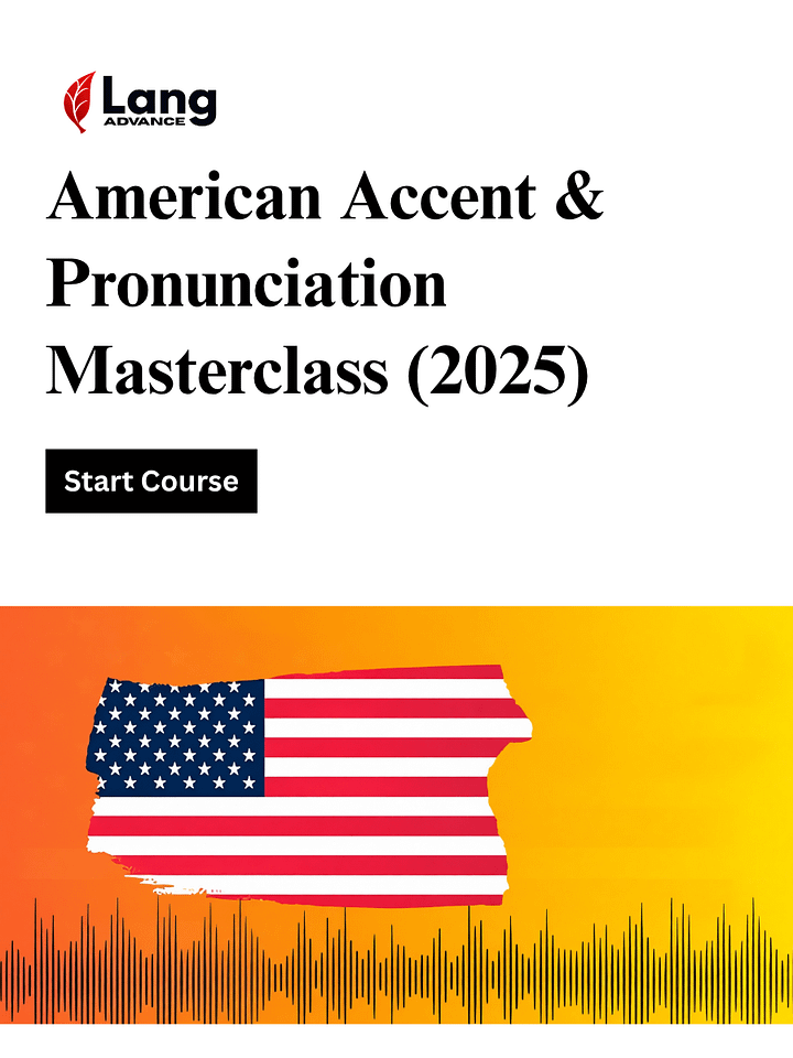 American Accent & English Pronunciation Masterclass (2025) product image (1)
