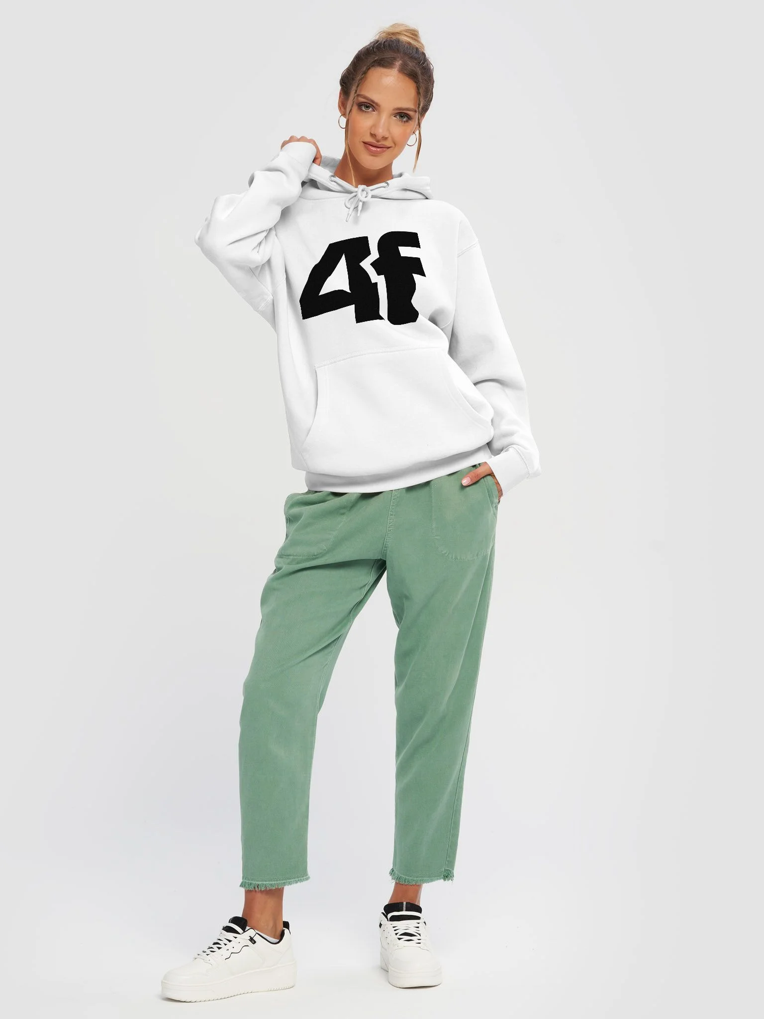 4f Hoodie - White product image (3)