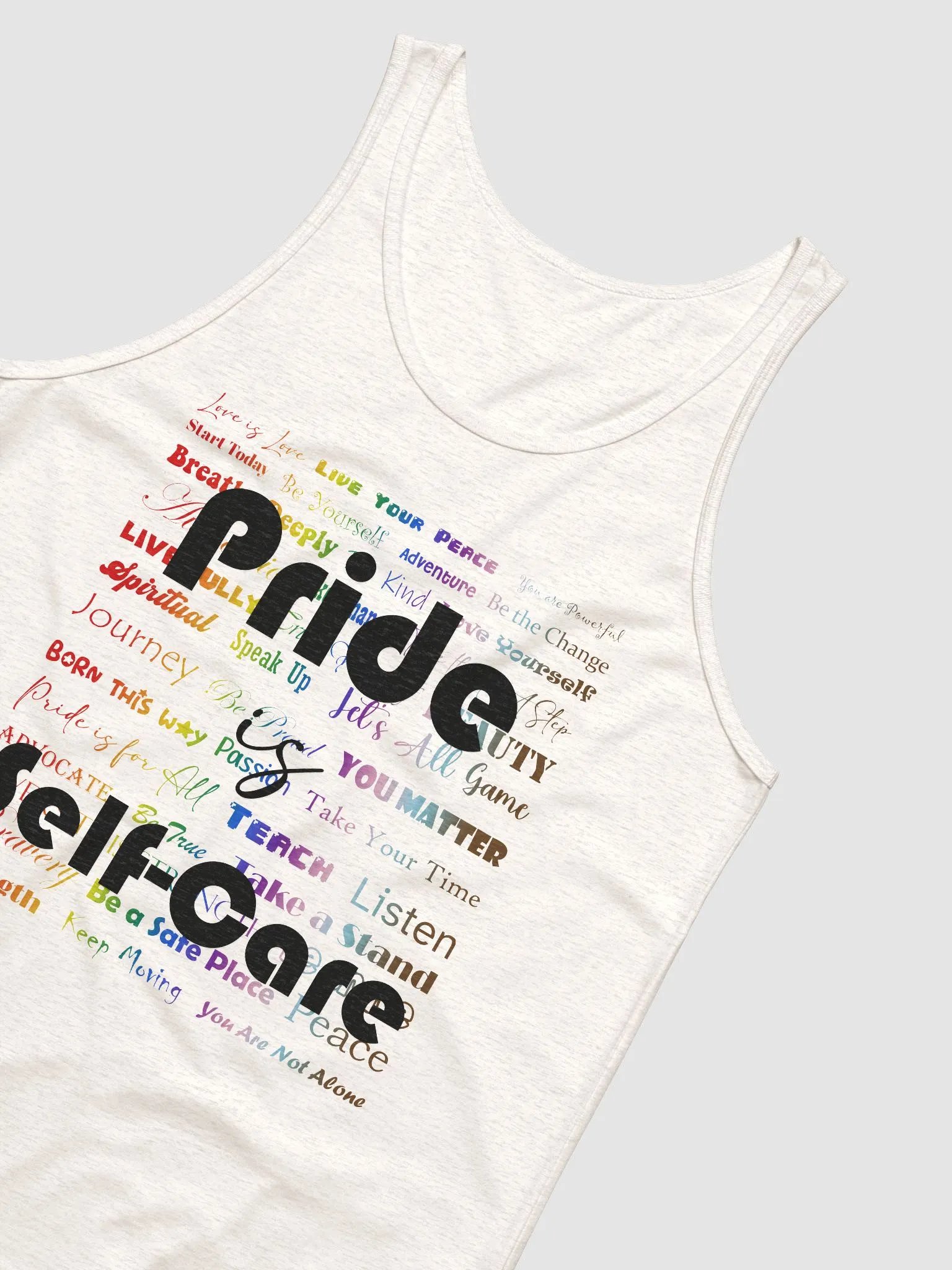 Pride is Self Care Tank Top (Light Colors) product image (1)