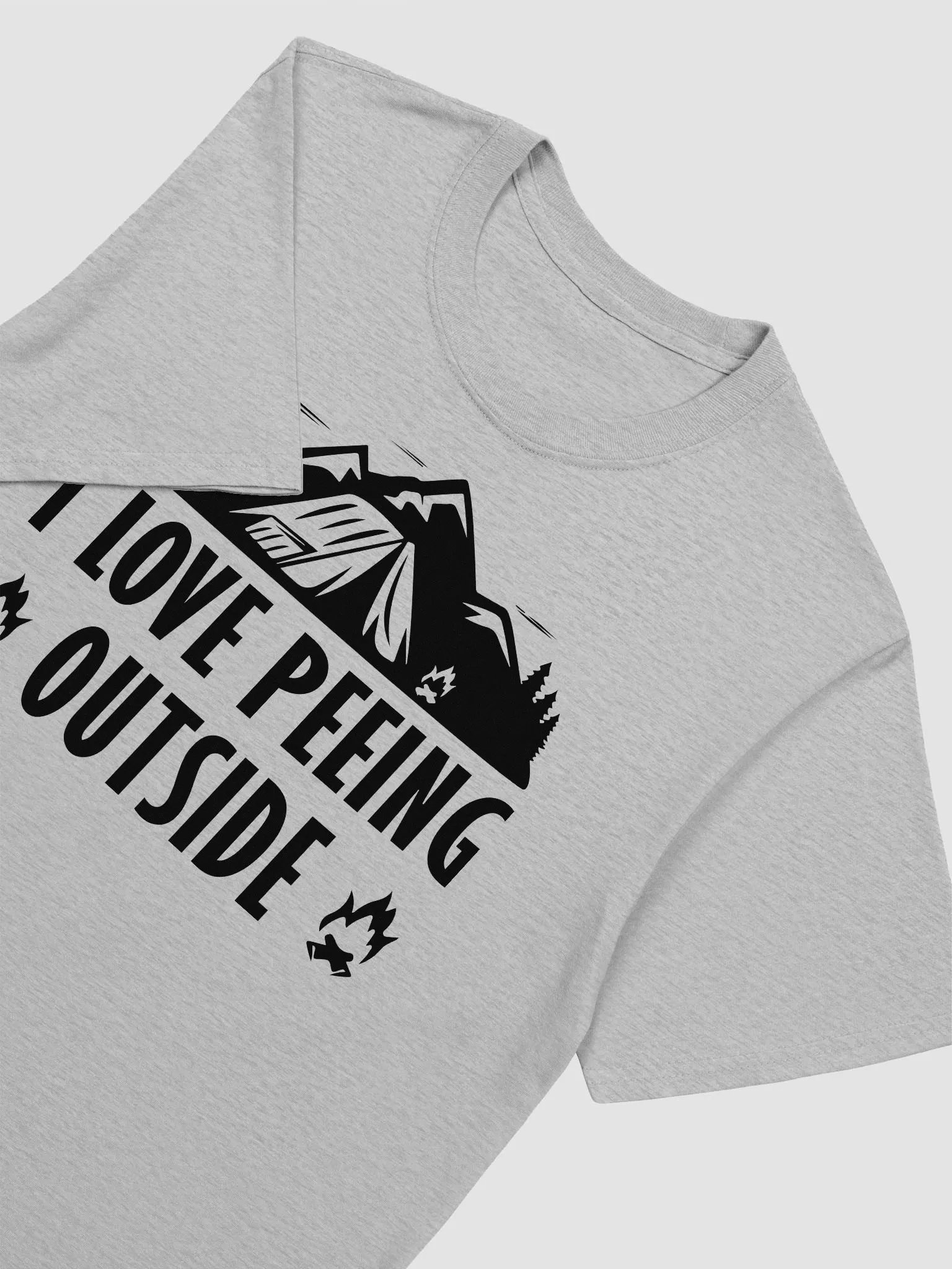 I Love Peeing Outside Gildan 64000 Unisex Tshirt product image (3)