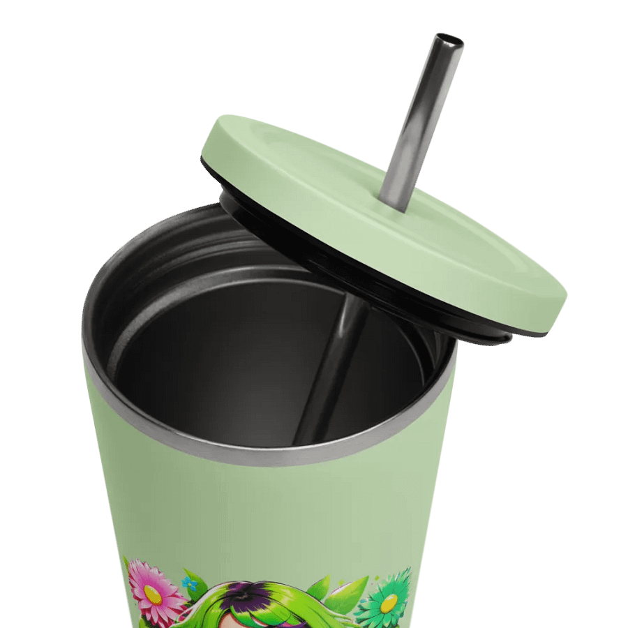 Brat 20 oz Tumbler Cup - Mint - Insulated Tumbler with a Straw v4 product image (11)