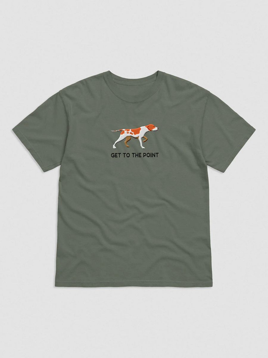 Get to the Point T-Shirt(Embroidered) of an English Pointer product image (4)