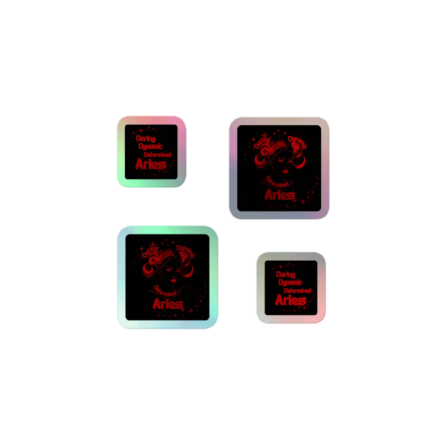 Aries 2025, Daring, Holo Sticker Pack product image (1)