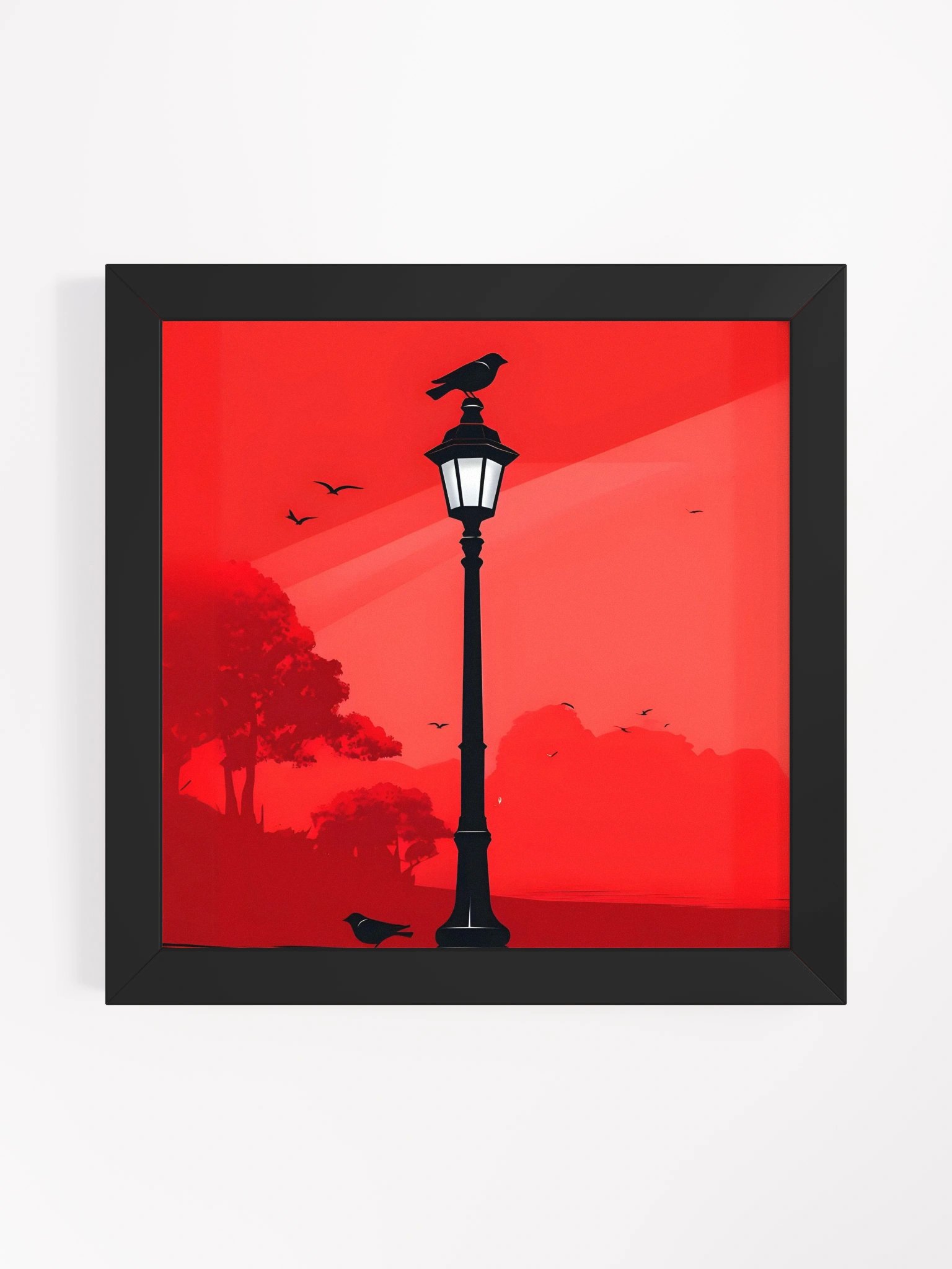 Red Raven Framed Premium Poster product image (2)