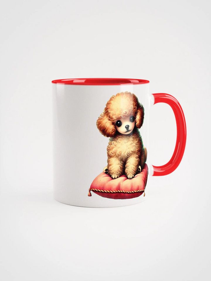 Retro Style Poodle Puppy Colorful Ceramic Mug product image (42)