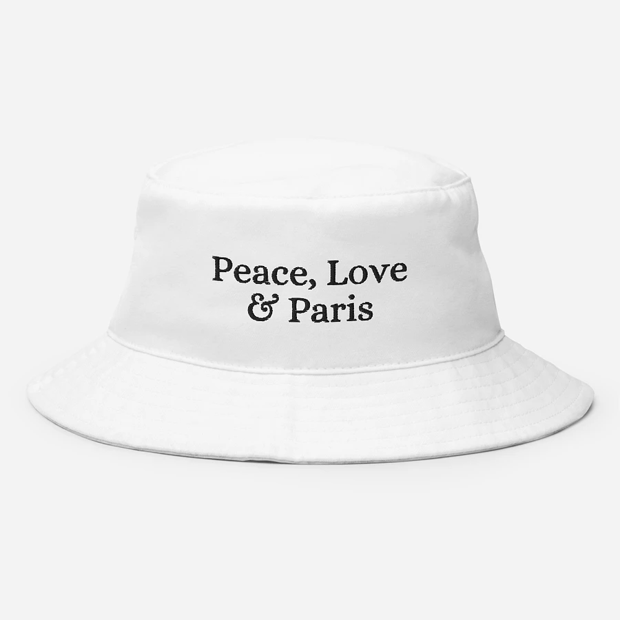 Peace, Love and Paris Bucket Hat product image (8)