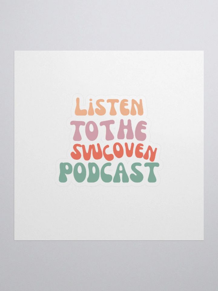LISTEN STICKER product image (1)