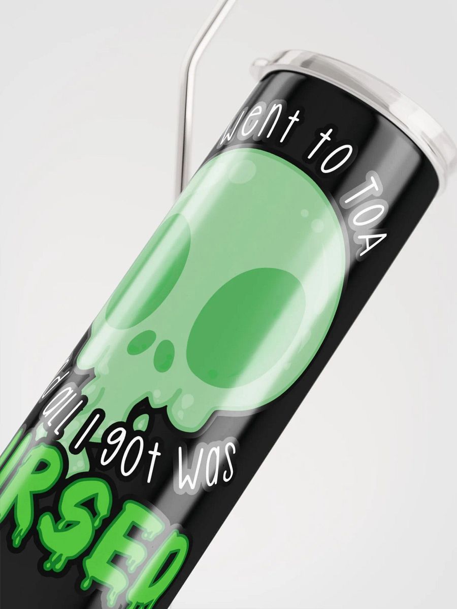 All I Got Was Cursed - Monk - Tumbler w/Straw product image (5)