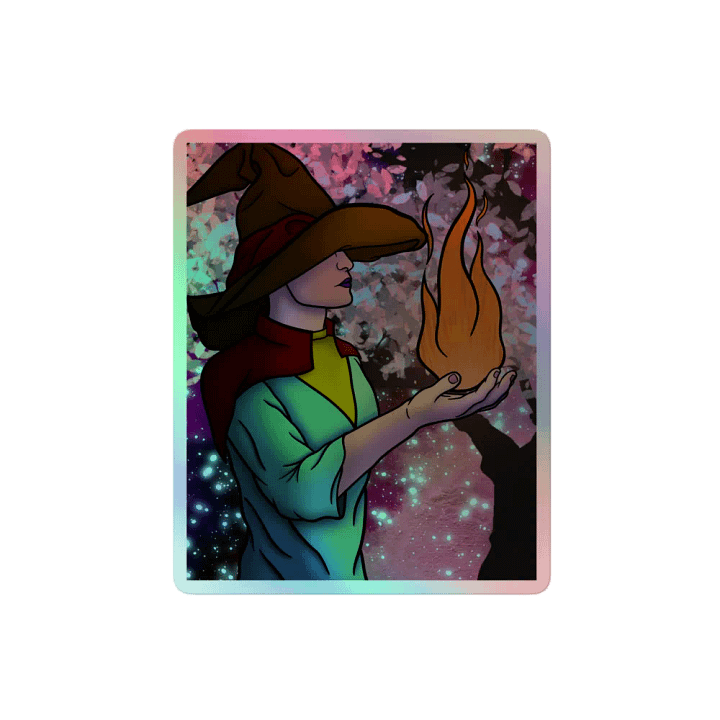 Wizard glow Holographic Sticker product image (2)