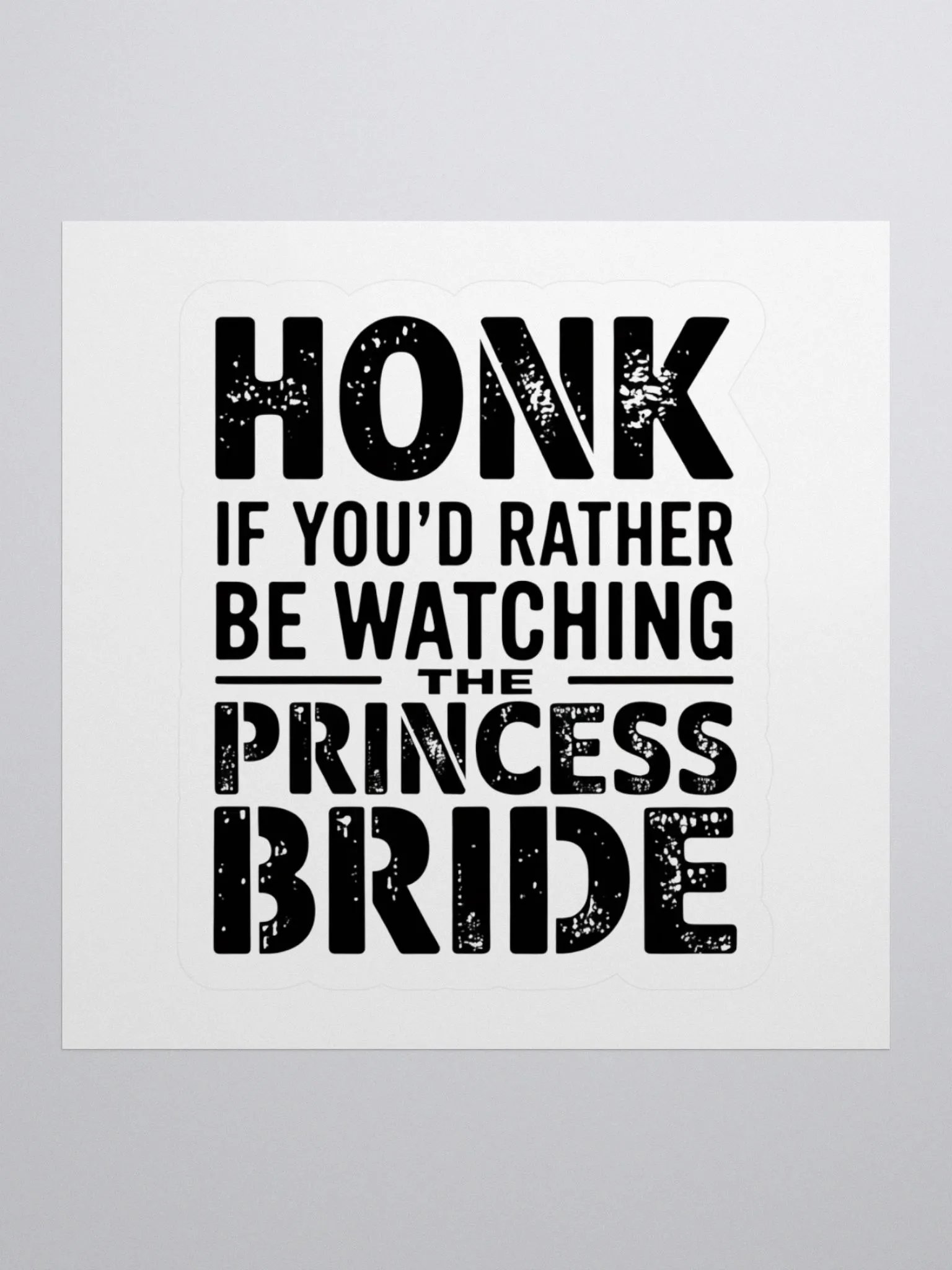 Princess Bride Honk Kiss Cut Stickers product image (3)