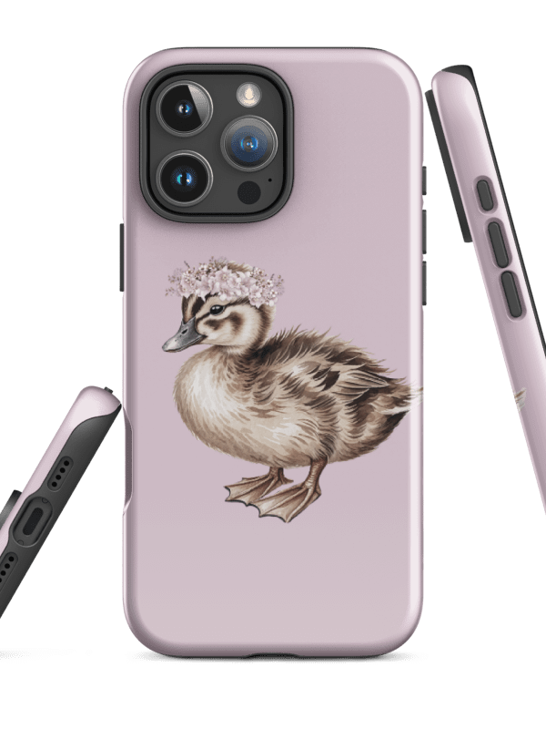 TINY DUCK FLOWERCROWN - COTTAGE PHONE CASE - TOUGH CASE product image (1)