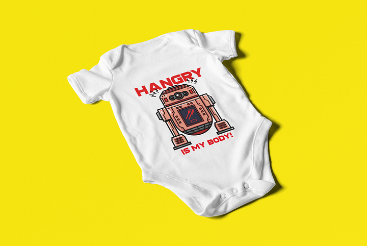 HANGRY - Baby Bodysuit Onesies for Boys and Girls product image (2)